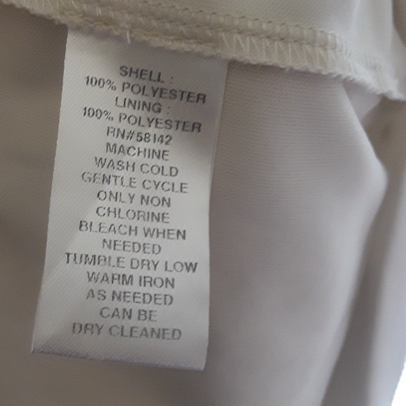 LONDON TIMES Cream Crochet Lace Maxi Sleeveless Dress 6 (Small) - Picture 7 of 7